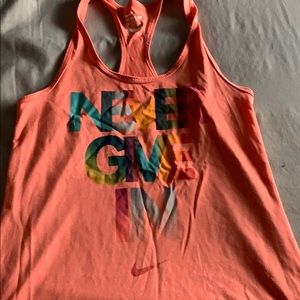 Nike dry fit racer back tank